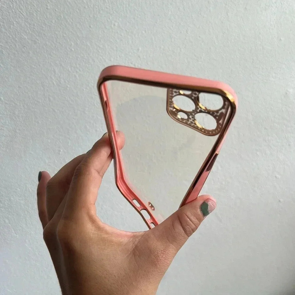 Crystal Bling iPhone 12 Pro Max Case – Rose Gold Edge - Picture 5 of 6